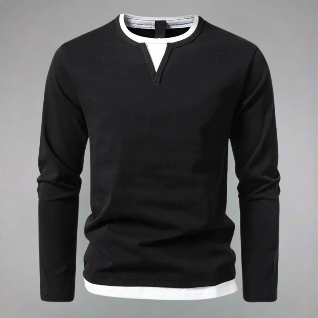 Faelan™ | Minimalist V-Neck Sweater