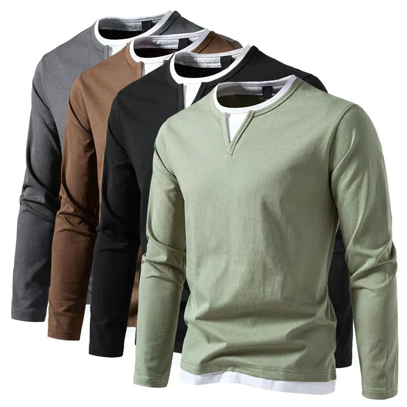 Faelan™ | Minimalist V-Neck Sweater