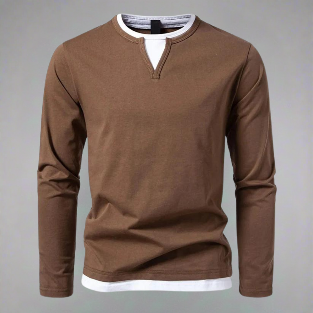 Faelan™ | Minimalist V-Neck Sweater