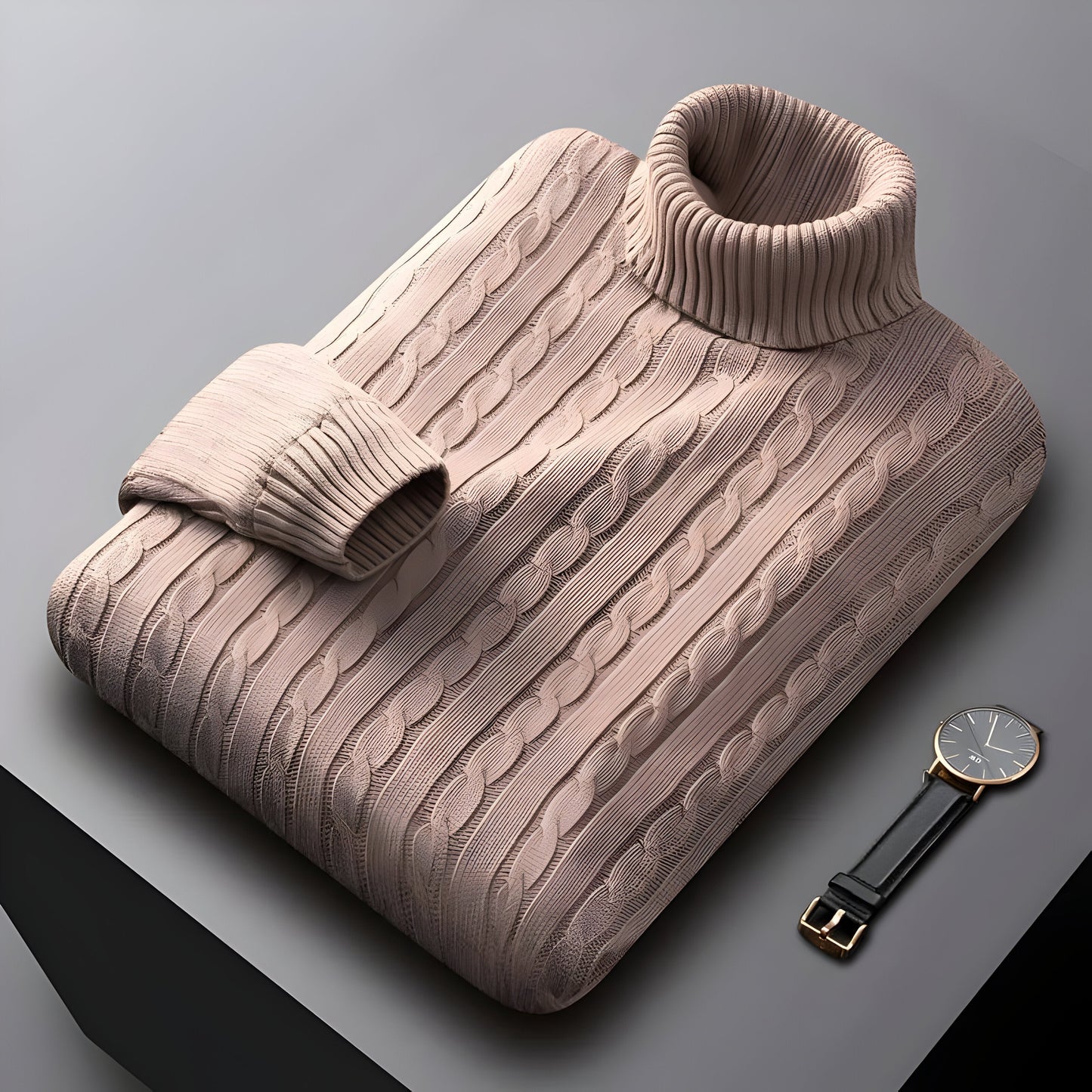 Eoghan™ | Men's Knitted Turtleneck Sweater