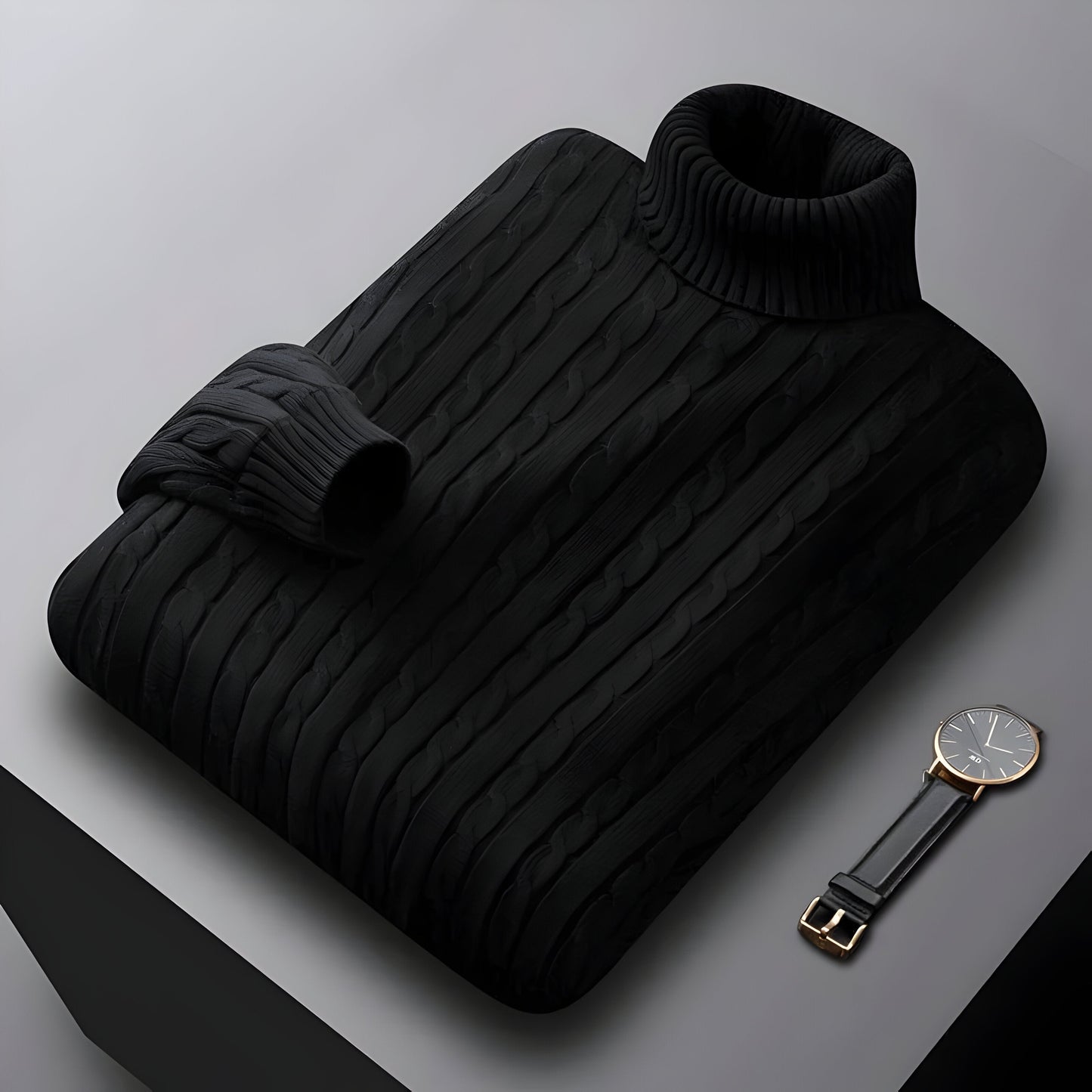 Eoghan™ | Men's Knitted Turtleneck Sweater